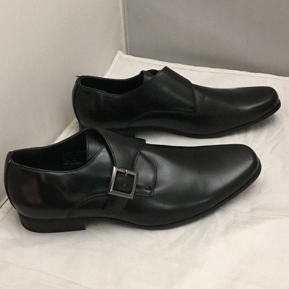 Alpine Swiss Uster Monk Strap SlipOn Loafers B8